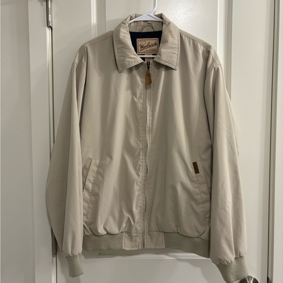 Woolrich Other - Woolrich Men's Vintage British Tan Windbreaker Jacket With Ear Warmer Collar